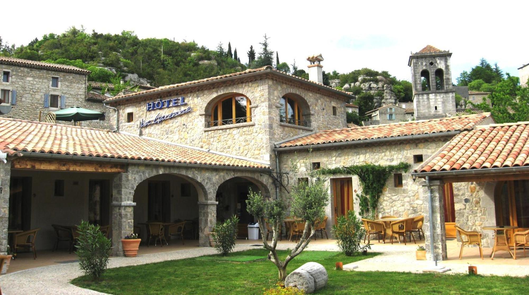 Hotel La Garenne Labeaume Exterior foto